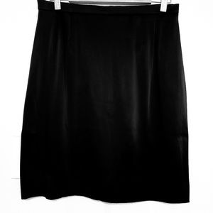 Chanel Silk Pencil Skirt